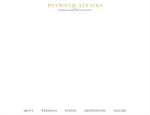 Tablet Screenshot of diamondaffairs.com